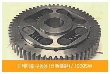 턴테이블 구동용 (日新製鋼) / 1000SW
